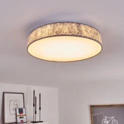 Hofstein Rayong Deckenleuchte LED Nickel-Matt, 1-flammig -LED Leuchten Verkäufe rayong deckenleuchte h3325636 2