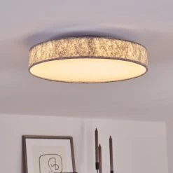 Hofstein Rayong Deckenleuchte LED Nickel-Matt, 1-flammig -LED Leuchten Verkäufe rayong deckenleuchte h3325636 4