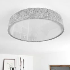 Hofstein Rayong Deckenleuchte LED Nickel-Matt, 1-flammig -LED Leuchten Verkäufe rayong deckenleuchte h3325636 5