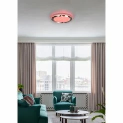 Reality Ando Deckenleuchte LED Chrom, 1-flammig, Fernbedienung -LED Leuchten Verkäufe reality ando deckenleuchte r65101006 12