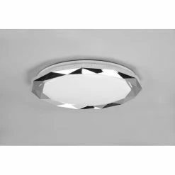 Reality Ando Deckenleuchte LED Chrom, 1-flammig, Fernbedienung -LED Leuchten Verkäufe reality ando deckenleuchte r65101006 2