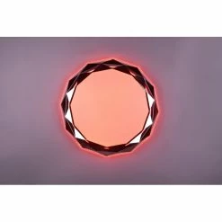 Reality Ando Deckenleuchte LED Chrom, 1-flammig, Fernbedienung -LED Leuchten Verkäufe reality ando deckenleuchte r65101006 9