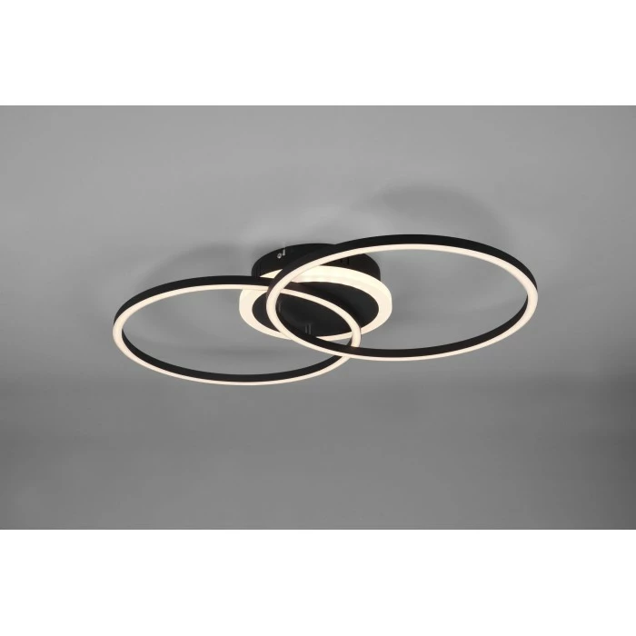 Reality Arribo Deckenleuchte LED Schwarz, 3-flammig, Fernbedienung, Farbwechsler 1 Reality Arribo Deckenleuchte LED Schwarz, 3-flammig, Fernbedienung, Farbwechsler