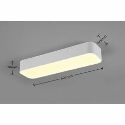 Reality Asterion Deckenleuchte LED Weiß, 1-flammig, Fernbedienung -LED Leuchten Verkäufe reality asterion deckenleuchte r62451531 4