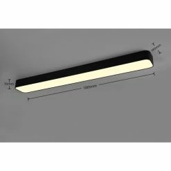 Reality Asterion Deckenleuchte LED Schwarz, 1-flammig, Fernbedienung 11 Reality Asterion Deckenleuchte LED Schwarz, 1-flammig, Fernbedienung -LED Leuchten Verkäufe reality asterion deckenleuchte r62451932 4