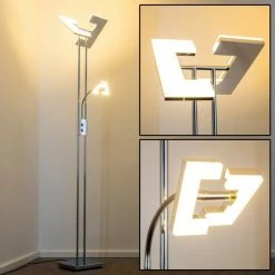 Reality Avignon Deckenfluter LED Chrom, 2-flammig