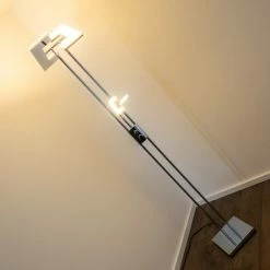 Reality Avignon Deckenfluter LED Chrom, 2-flammig -LED Leuchten Verkäufe reality avignon deckenfluter r42782106 5