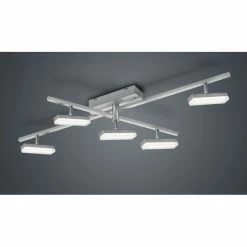 Reality BONDY Deckenleuchte LED Nickel-Matt, 5-flammig, Fernbedienung, Farbwechsler 20 Reality BONDY Deckenleuchte LED Nickel-Matt, 5-flammig, Fernbedienung, Farbwechsler -LED Leuchten Verkäufe reality bondy deckenleuchte r62425107 6