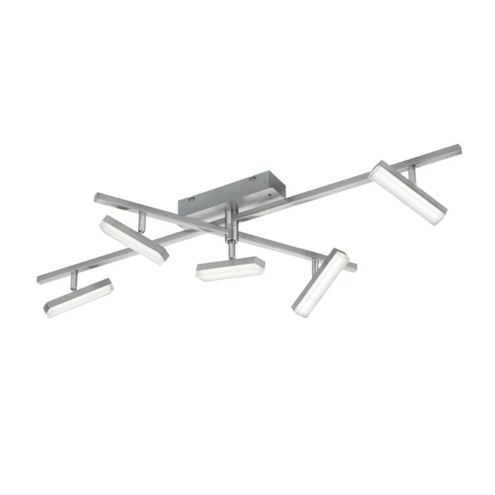 Reality BONDY Deckenleuchte LED Nickel-Matt, 5-flammig, Fernbedienung, Farbwechsler 10 Reality BONDY Deckenleuchte LED Nickel-Matt, 5-flammig, Fernbedienung, Farbwechsler – Bild 10