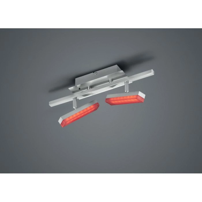 Reality BONDY Deckenleuchte LED Nickel-Matt, 2-flammig, Fernbedienung 9 Reality BONDY Deckenleuchte LED Nickel-Matt, 2-flammig, Fernbedienung – Bild 9