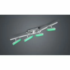 Reality BONDY Deckenleuchte LED Nickel-Matt, 4-flammig, Fernbedienung -LED Leuchten Verkäufe reality bondy deckenleuchte r82424107 6