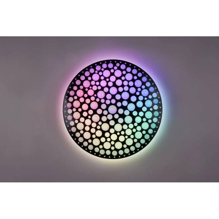 Reality Chizu Deckenleuchte LED Schwarz, 1-flammig, Fernbedienung, Farbwechsler 26 Reality Chizu Deckenleuchte LED Schwarz, 1-flammig, Fernbedienung, Farbwechsler – Bild 26