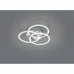 Reality Circle Deckenleuchte LED Nickel-Matt, 1-flammig, Fernbedienung