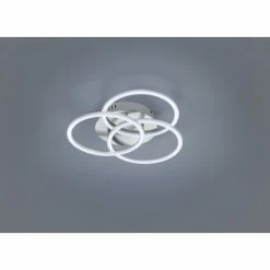 Reality Circle Deckenleuchte LED Nickel-Matt, 1-flammig, Fernbedienung -LED Leuchten Verkäufe reality circle deckenleuchte r62823107 2