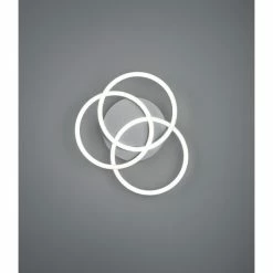 Reality Circle Deckenleuchte LED Nickel-Matt, 1-flammig, Fernbedienung -LED Leuchten Verkäufe reality circle deckenleuchte r62823107 5