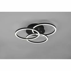 Reality Circle Deckenleuchte LED Schwarz, 1-flammig, Fernbedienung -LED Leuchten Verkäufe reality circle deckenleuchte r62823132 2