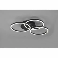 Reality Circle Deckenleuchte LED Schwarz, 1-flammig, Fernbedienung -LED Leuchten Verkäufe reality circle deckenleuchte r62823132 3