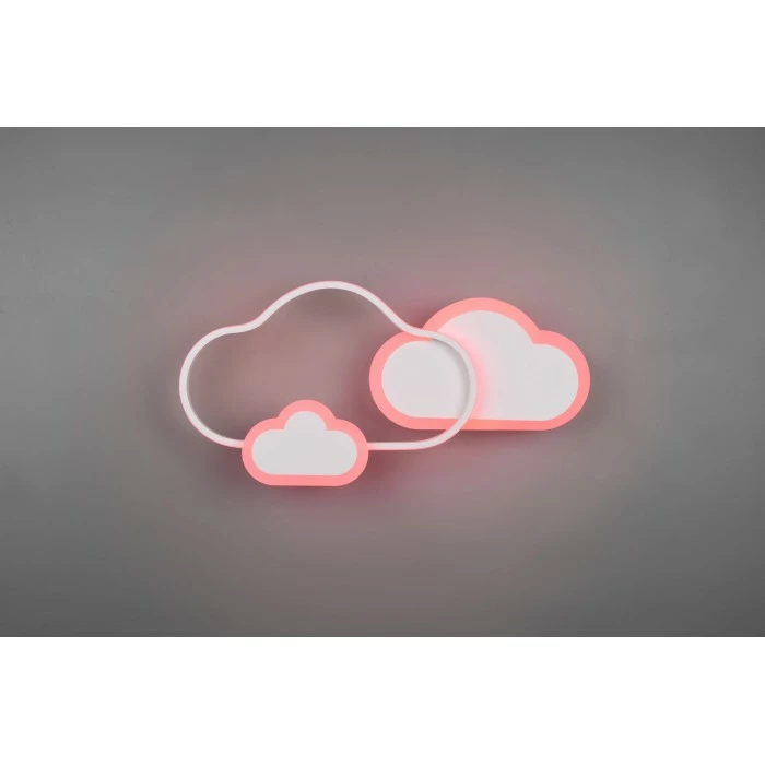 Reality Cloudy Deckenleuchte LED Weiß, 1-flammig, Fernbedienung, Farbwechsler 3 Reality Cloudy Deckenleuchte LED Weiß, 1-flammig, Fernbedienung, Farbwechsler – Bild 3