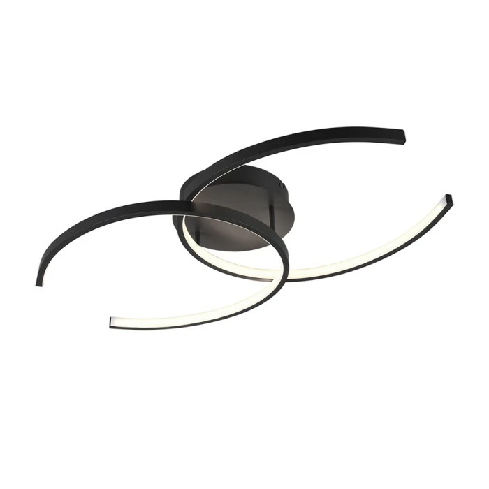 Reality COCOS Deckenleuchte LED Anthrazit, 2-flammig 1 Reality COCOS Deckenleuchte LED Anthrazit, 2-flammig