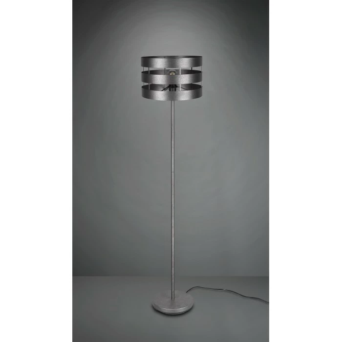 Reality Duncan Stehleuchte LED Nickel-Matt, Dunkelbraun, 1-flammig 2 Reality Duncan Stehleuchte LED Nickel-Matt, Dunkelbraun, 1-flammig – Bild 2