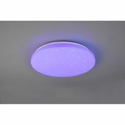 Reality Kira Deckenleuchte LED Wei&szlig;, 1-flammig, Fernbedienung, Farbwechsler -LED Leuchten Verkäufe reality kira deckenleuchte r62381100 3