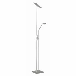 Reality LUKE Deckenfluter LED Nickel-Matt, 2-flammig -LED Leuchten Verkäufe reality luke deckenfluter r42562107 2