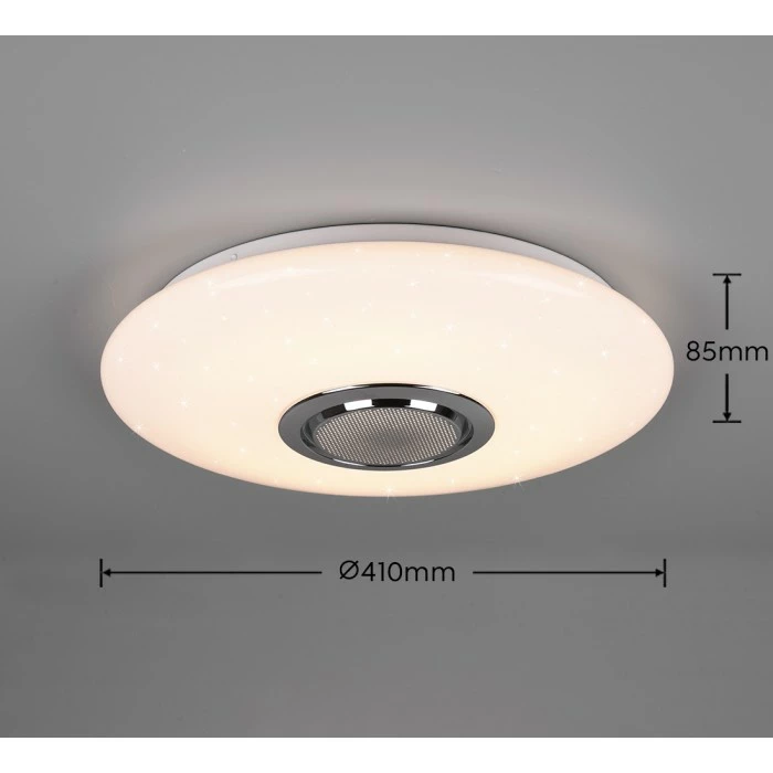 Reality Musica Deckenleuchte LED Weiß, 2-flammig, Fernbedienung, Farbwechsler 13 Reality Musica Deckenleuchte LED Weiß, 2-flammig, Fernbedienung, Farbwechsler – Bild 13