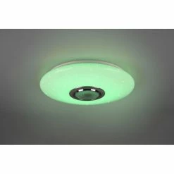 Reality Musica Deckenleuchte LED Weiß, 2-flammig, Fernbedienung, Farbwechsler 24 Reality Musica Deckenleuchte LED Weiß, 2-flammig, Fernbedienung, Farbwechsler -LED Leuchten Verkäufe reality musica deckenleuchte r69031101 9