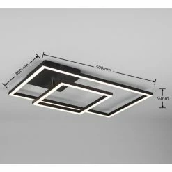 Reality Padella Deckenleuchte LED Schwarz, 1-flammig 13 Reality Padella Deckenleuchte LED Schwarz, 1-flammig -LED Leuchten Verkäufe reality padella deckenleuchte r62642132 4