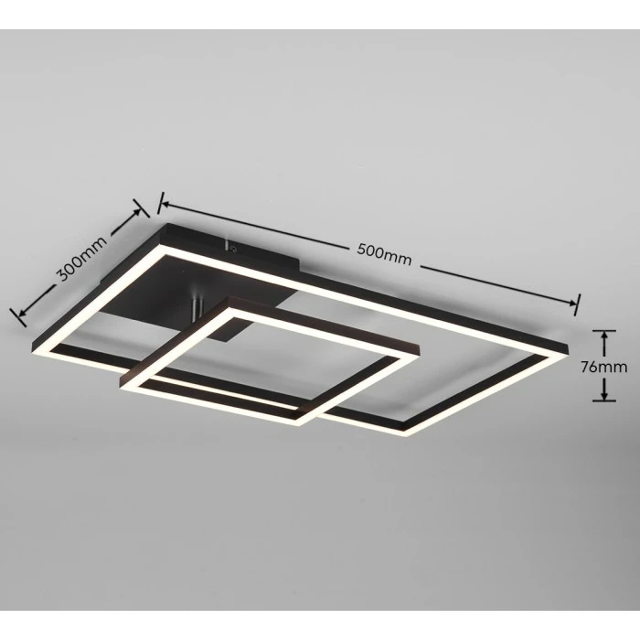 Reality Padella Deckenleuchte LED Schwarz, 1-flammig 5 Reality Padella Deckenleuchte LED Schwarz, 1-flammig – Bild 5