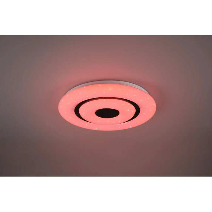 Reality Rana Deckenleuchte LED Schwarz, Weiß, 1-flammig, Fernbedienung, Farbwechsler 2 Reality Rana Deckenleuchte LED Schwarz, Weiß, 1-flammig, Fernbedienung, Farbwechsler – Bild 2