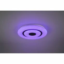 Reality Rana Deckenleuchte LED Schwarz, Weiß, 1-flammig, Fernbedienung, Farbwechsler 19 Reality Rana Deckenleuchte LED Schwarz, Weiß, 1-flammig, Fernbedienung, Farbwechsler -LED Leuchten Verkäufe reality rana deckenleuchte r65081000 6