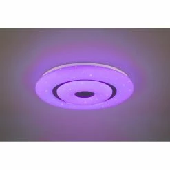 Reality Rana Deckenleuchte LED Schwarz, Weiß, 1-flammig, Fernbedienung, Farbwechsler 19 Reality Rana Deckenleuchte LED Schwarz, Weiß, 1-flammig, Fernbedienung, Farbwechsler -LED Leuchten Verkäufe reality rana deckenleuchte r65081900 6