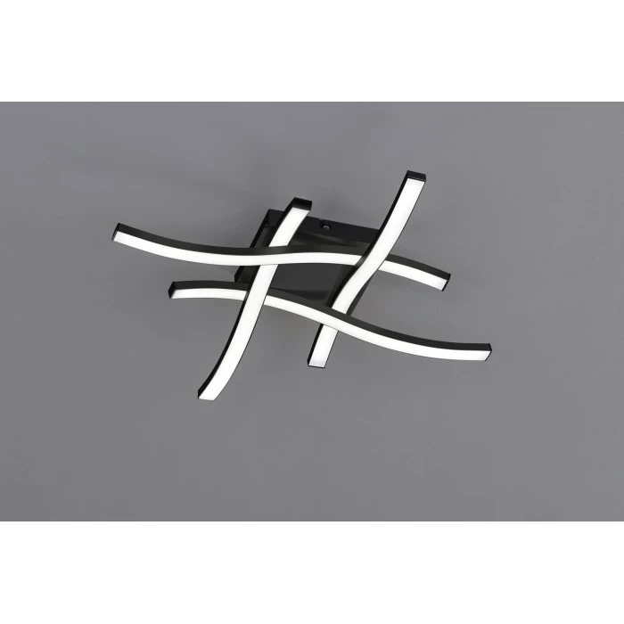 Reality Route Deckenleuchte LED Schwarz, 4-flammig 1 Reality Route Deckenleuchte LED Schwarz, 4-flammig