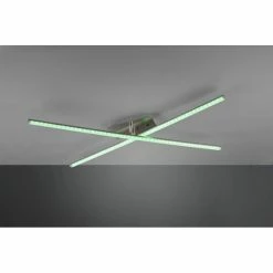 Reality STRADA Deckenleuchte LED Nickel-Matt, 2-flammig, Fernbedienung, Farbwechsler 15 Reality STRADA Deckenleuchte LED Nickel-Matt, 2-flammig, Fernbedienung, Farbwechsler -LED Leuchten Verkäufe reality strada deckenleuchte r62952100 5