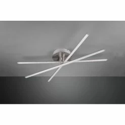 Reality STRADA Deckenleuchte LED Nickel-Matt, 3-flammig, Fernbedienung, Farbwechsler -LED Leuchten Verkäufe reality strada deckenleuchte r62953100 9
