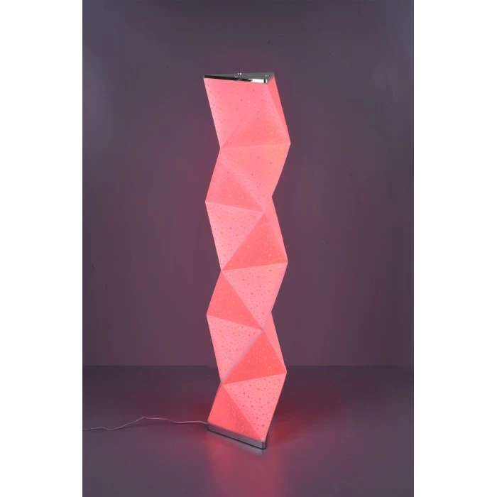 Reality Suma Stehleuchte LED Chrom, 1-flammig, Fernbedienung, Farbwechsler 2 Reality Suma Stehleuchte LED Chrom, 1-flammig, Fernbedienung, Farbwechsler – Bild 2