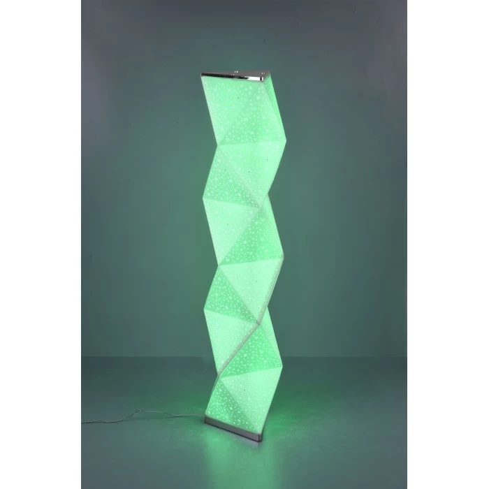 Reality Suma Stehleuchte LED Chrom, 1-flammig, Fernbedienung, Farbwechsler 3 Reality Suma Stehleuchte LED Chrom, 1-flammig, Fernbedienung, Farbwechsler – Bild 3