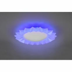 Reality Sunflower Deckenleuchte LED Weiß, 2-flammig, Fernbedienung, Farbwechsler -LED Leuchten Verkäufe reality sunflower deckenleuchte r65071201 2