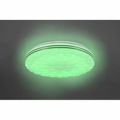 Reality Tiger Deckenleuchte LED Wei&szlig;, 1-flammig, Fernbedienung, Farbwechsler -LED Leuchten Verkäufe reality tiger deckenleuchte r67131100 22