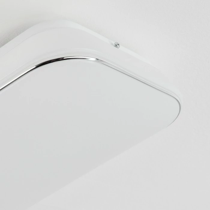 Hofstein Remenoville Deckenleuchte LED Chrom, Weiß, 1-flammig 3 Hofstein Remenoville Deckenleuchte LED Chrom, Weiß, 1-flammig – Bild 3