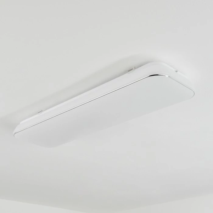 Hofstein Remenoville Deckenleuchte LED Chrom, Weiß, 1-flammig 8 Hofstein Remenoville Deckenleuchte LED Chrom, Weiß, 1-flammig – Bild 8