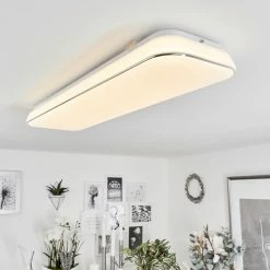 Hofstein Remenoville Deckenleuchte LED Chrom, Weiß, 1-flammig 18 Hofstein Remenoville Deckenleuchte LED Chrom, Weiß, 1-flammig -LED Leuchten Verkäufe remenoville deckenleuchte h3654347 8