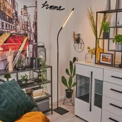 Hofstein Reuland Stehleuchte LED Schwarz, 1-flammig -LED Leuchten Verkäufe reuland stehleuchte h3571026 8