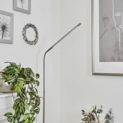 Hofstein Reuland  Stehleuchte LED Nickel-Matt, 1-flammig -LED Leuchten Verkäufe reuland stehleuchte h3653159 11