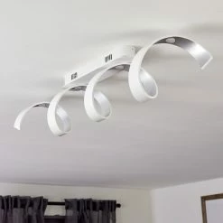 Hofstein Rezat Deckenleuchte LED Weiß, 1-flammig -LED Leuchten Verkäufe rezat deckenleuchte h3380659 16