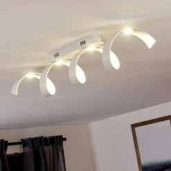 Hofstein Rezat Deckenleuchte LED Weiß, 1-flammig -LED Leuchten Verkäufe rezat deckenleuchte h3380659 18