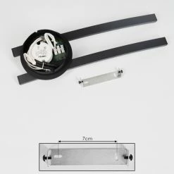 Hofstein Rheinfelden Deckenleuchte LED Schwarz, 1-flammig 15 Hofstein Rheinfelden Deckenleuchte LED Schwarz, 1-flammig -LED Leuchten Verkäufe rheinfelden deckenleuchte h3542446 4