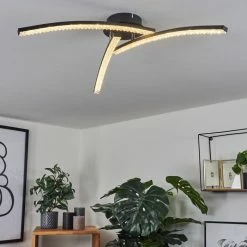 Hofstein Rheinfelden Deckenleuchte LED Schwarz, 1-flammig 17 Hofstein Rheinfelden Deckenleuchte LED Schwarz, 1-flammig -LED Leuchten Verkäufe rheinfelden deckenleuchte h3542460 6