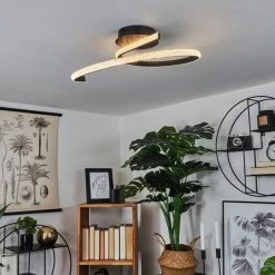 Hofstein Rheinfelden Deckenleuchte LED Schwarz, 1-flammig -LED Leuchten Verkäufe rheinfelden deckenleuchte h3550939 6